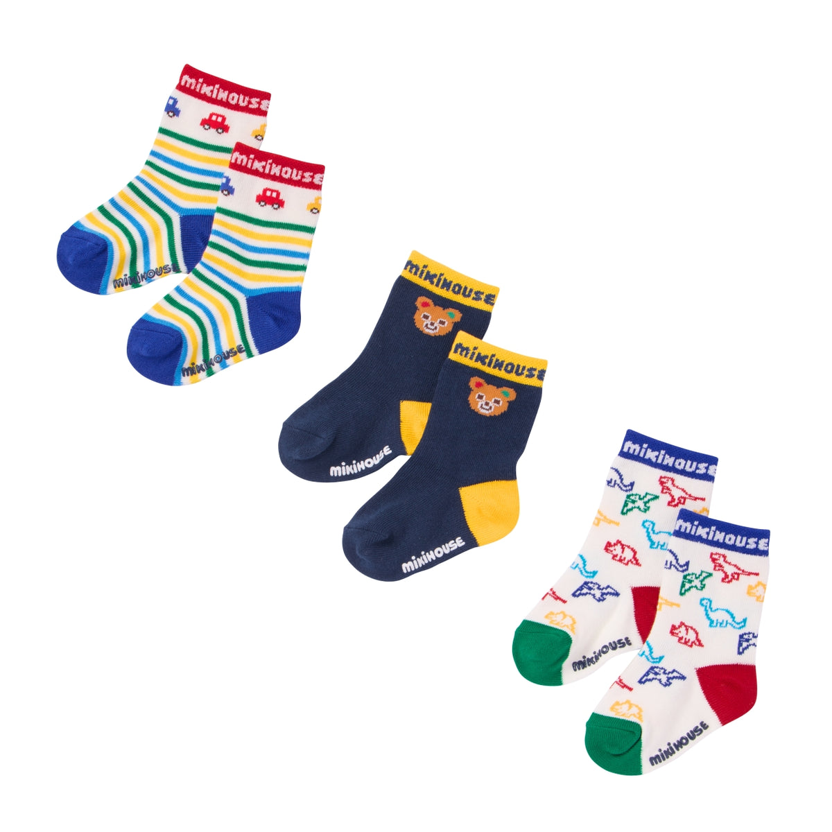 3-Pack Character Motif Socks (11-17cm)