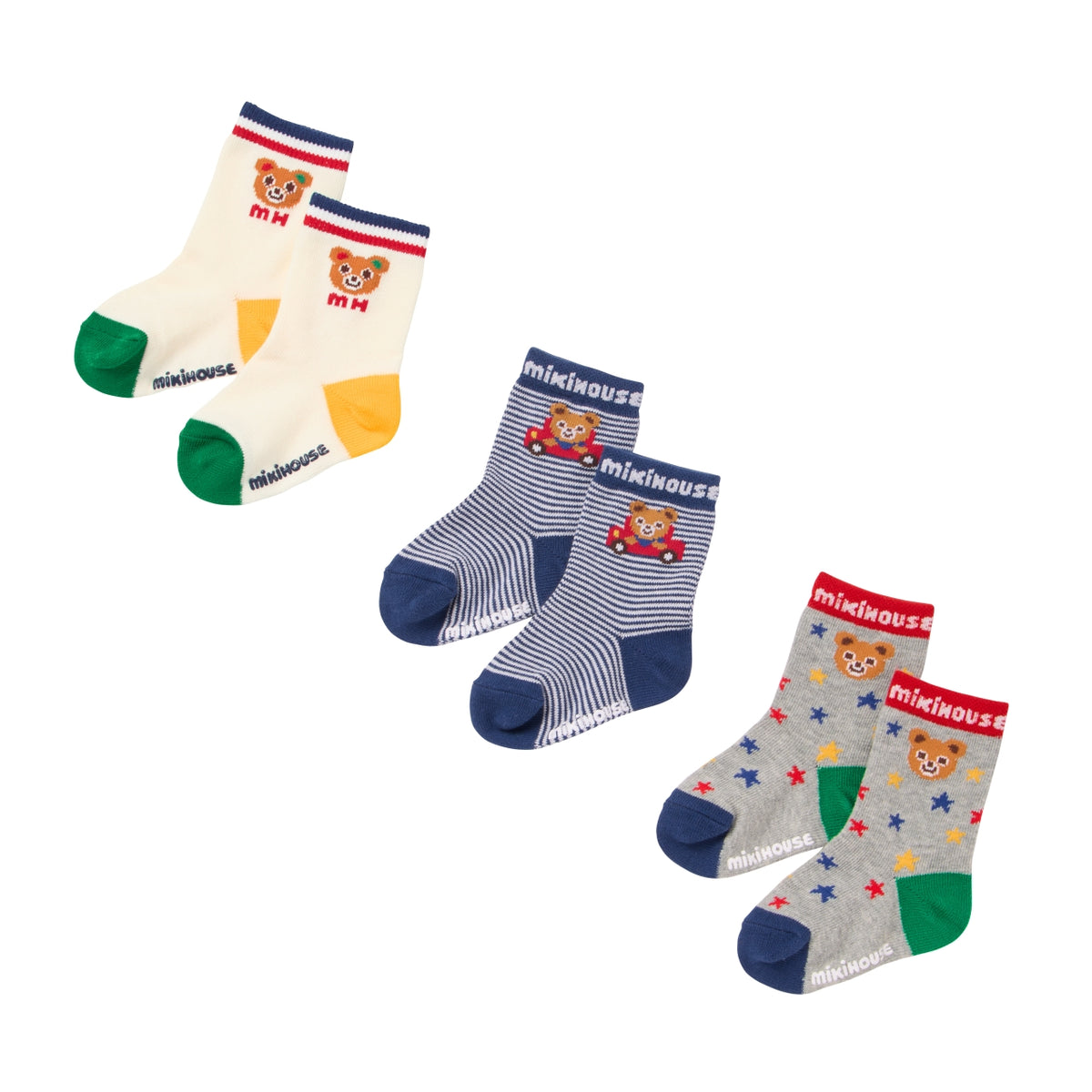 3-Pack Character Motif Socks (11-17cm)