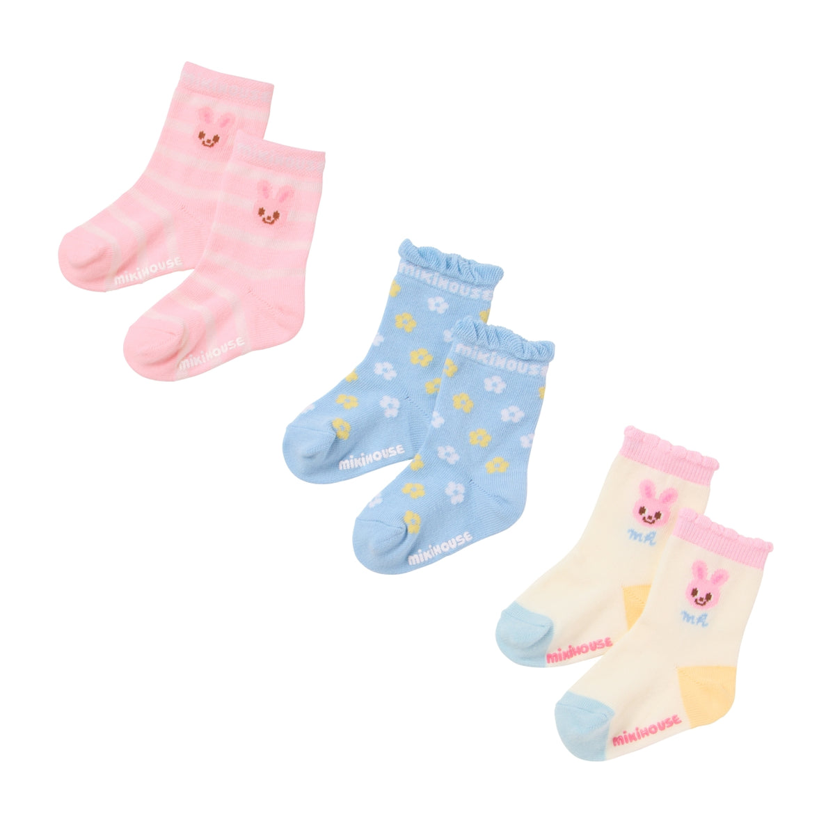 3-Pack Character Motif Socks (11-17cm)