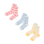 3-Pack Assorted Socks (17–23cm)