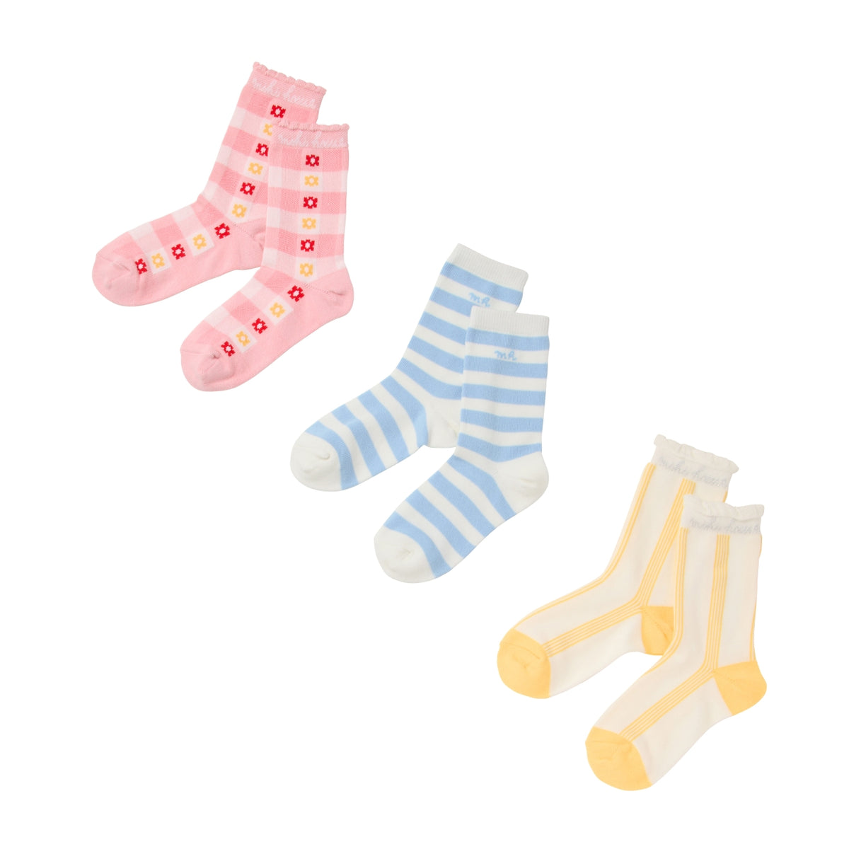 3-Pack Assorted Socks (17–23cm)