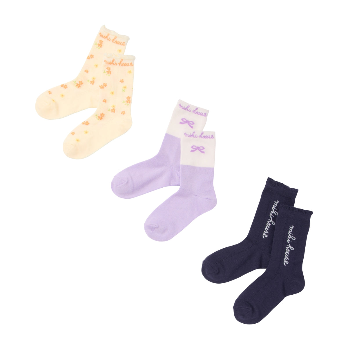 3-Pack Assorted Socks (17–23cm)