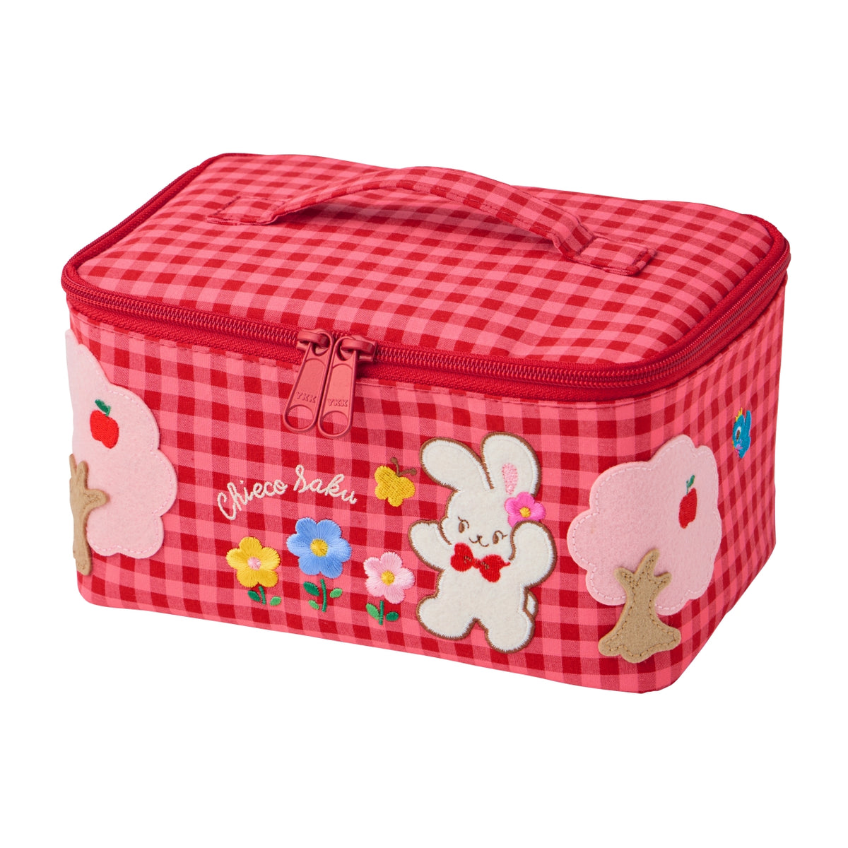 Chieco Saku Gingham Vanity Case