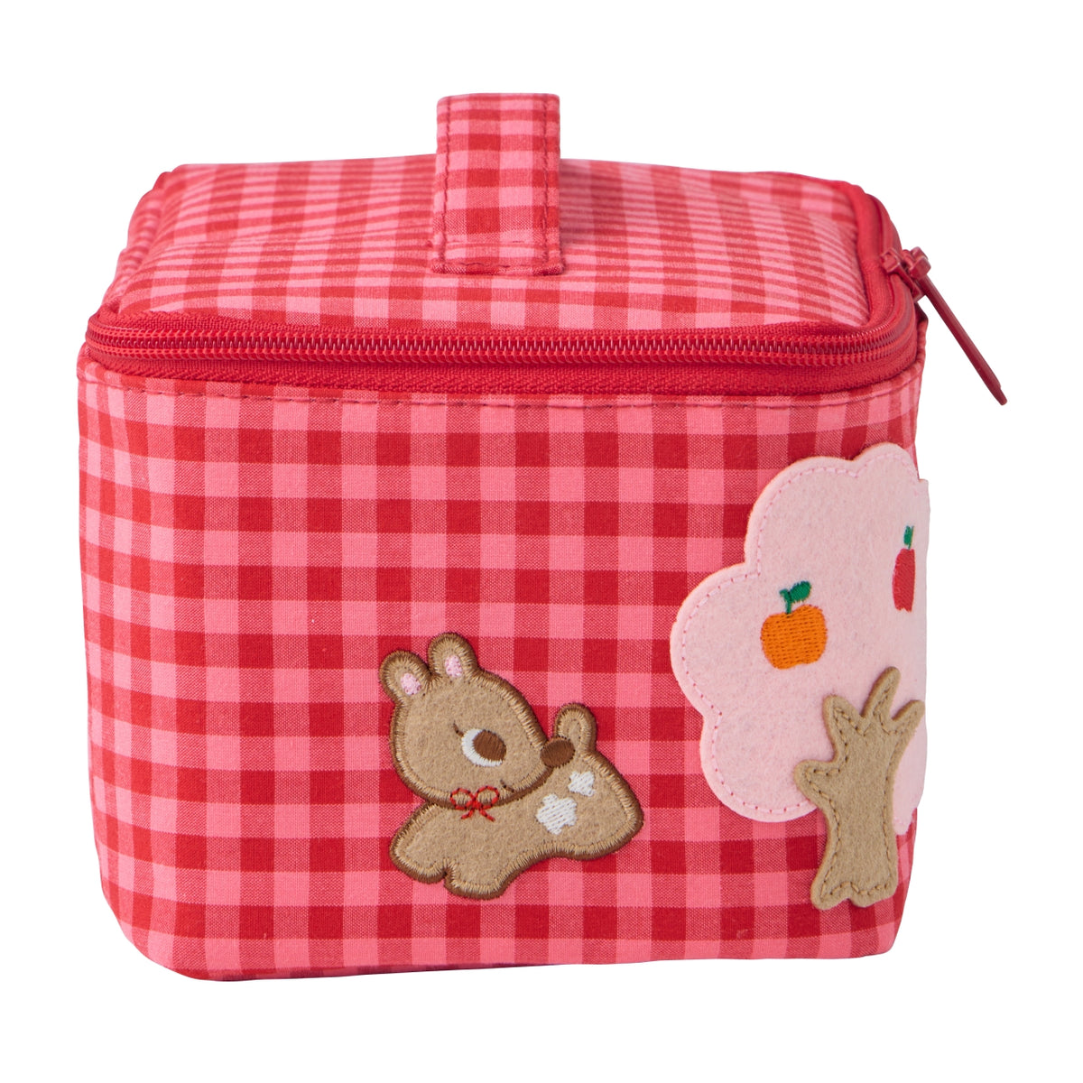 Chieco Saku Gingham Vanity Case