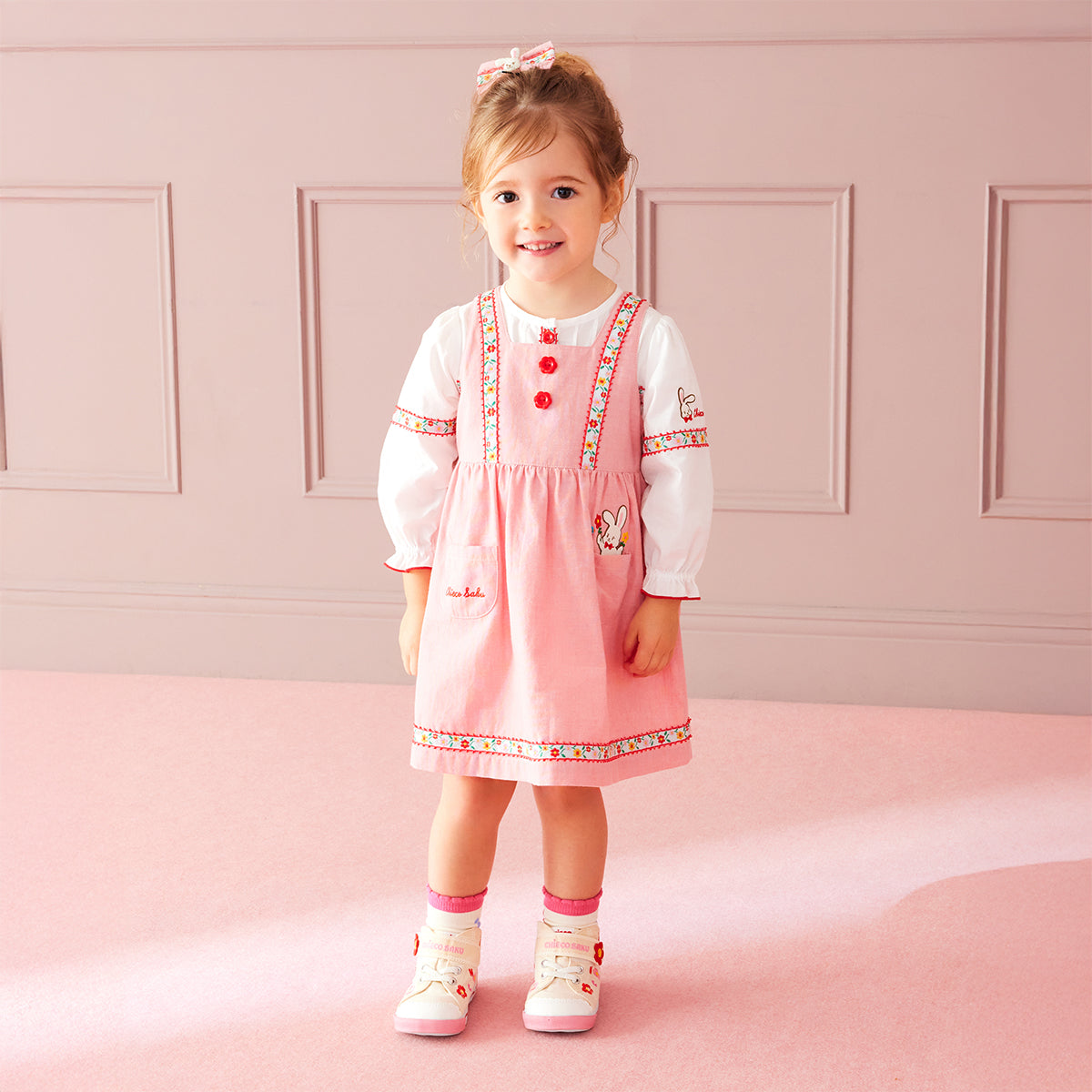 Chieco Saku Blossom Charm Jumper Dress