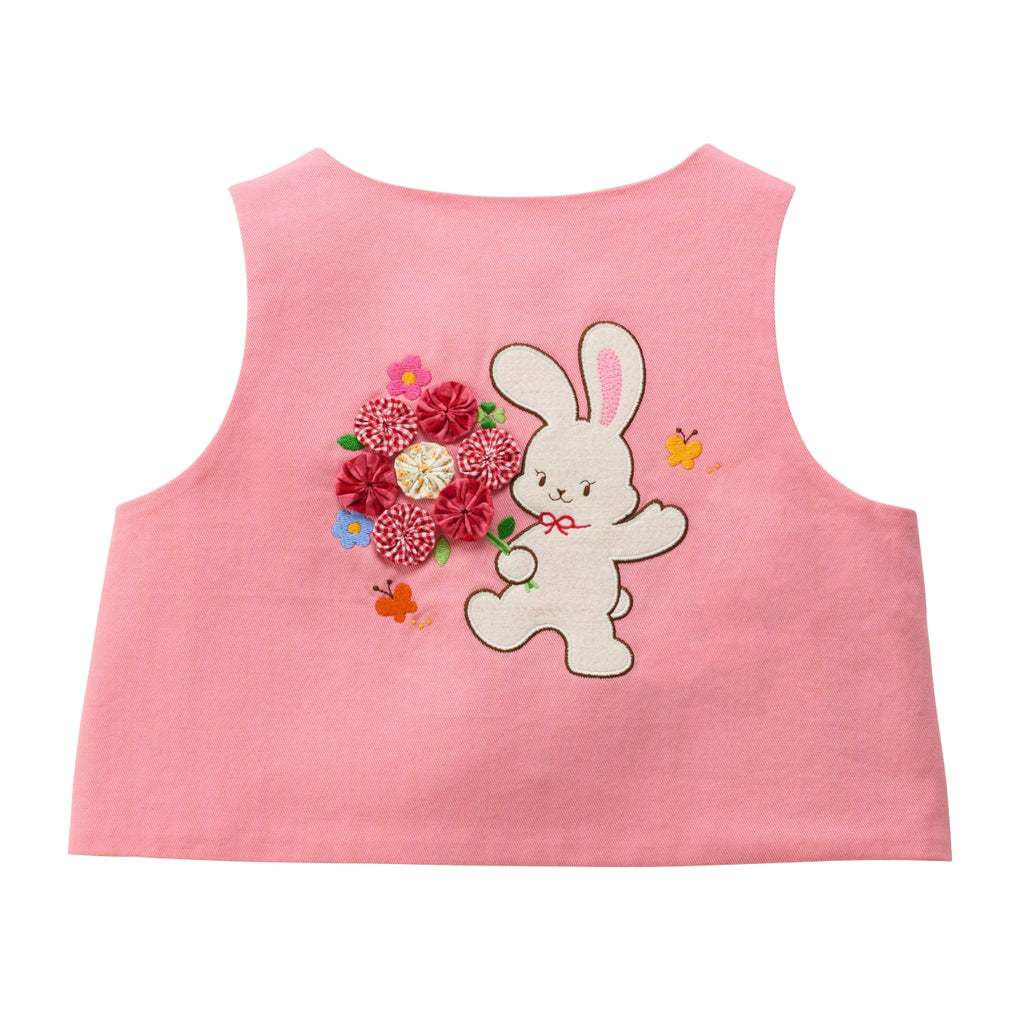 Chieco Saku Lucky Clover Patchwork Vest