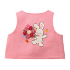 Chieco Saku Lucky Clover Patchwork Vest