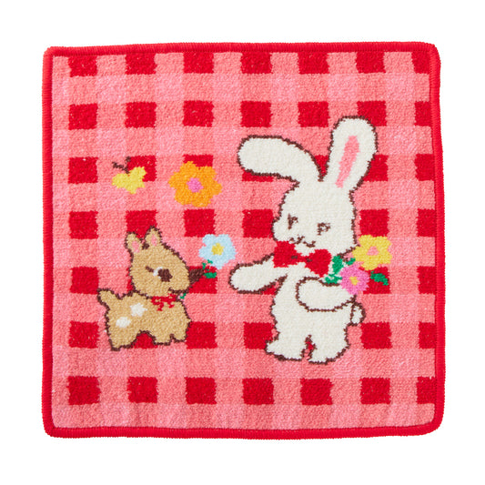 Chenille Hand Towel (starring Chieco the bunny!)