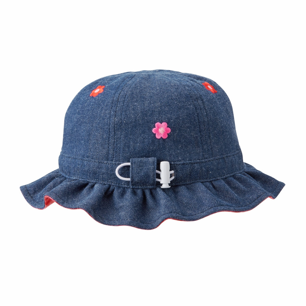 Gingham Bloom Chieco Saku Tulip Hat