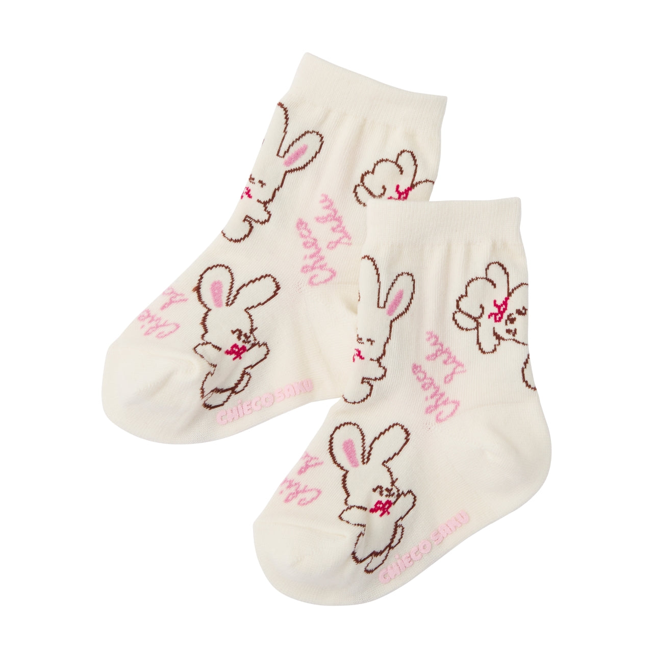 High Gauge Knit Socks Motif