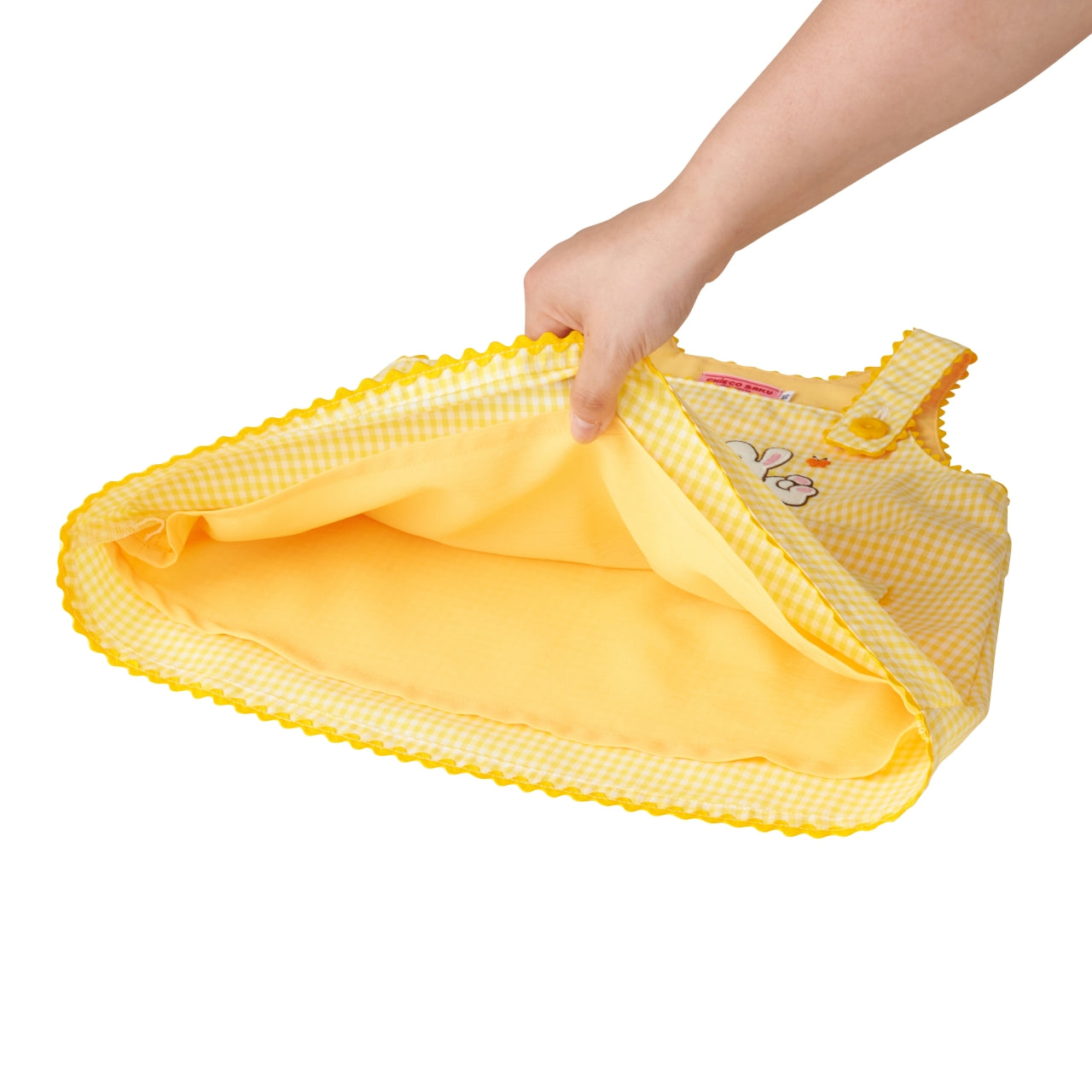 Chieco Saku Lucky Clover Gingham Jumper Skirt