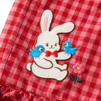 Chieco Gingham Short Overalls (5/10 Length)