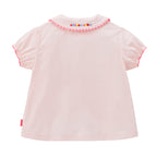 Chieco Saku Cotton Embroidered Blouse