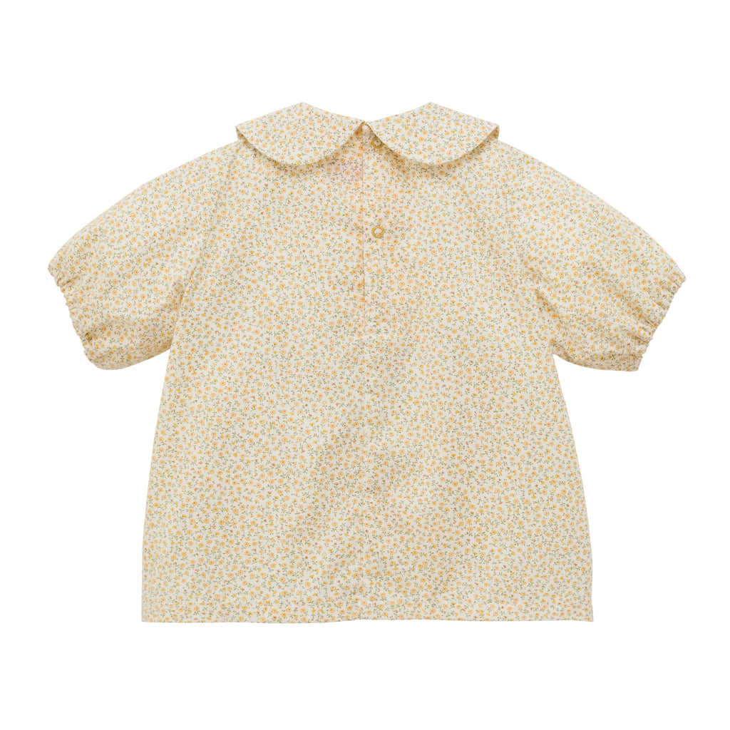 Chieco Saku "Blooming Spring" Floral Print Blouse