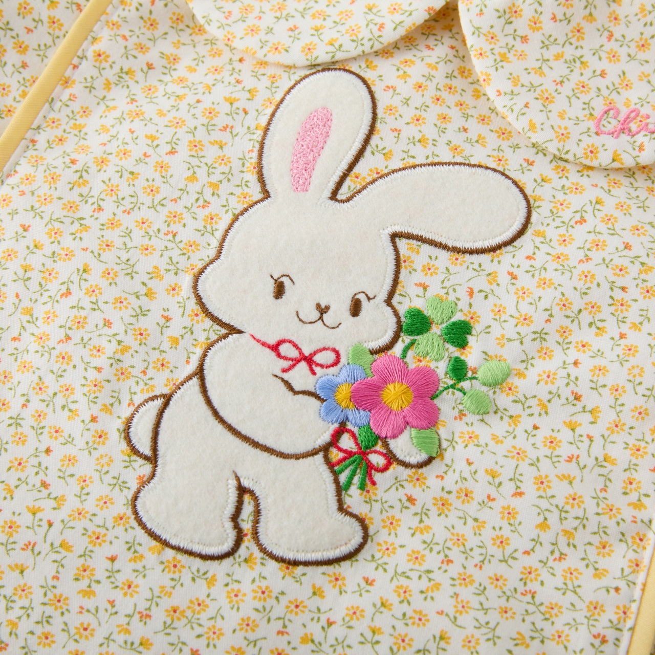 Chieco Saku "Blooming Spring" Floral Print Blouse