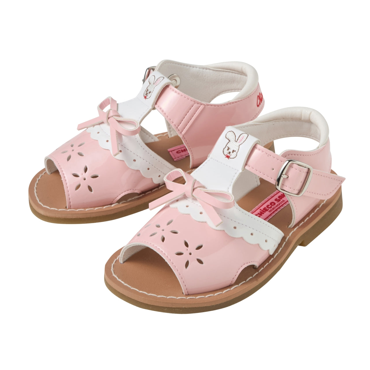Dewdrop Jewel Scallop Edge Sandals