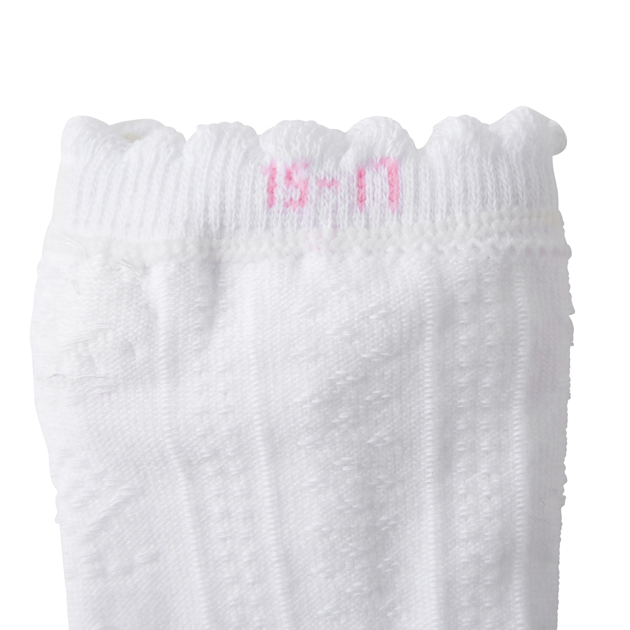 CHIECO SAKU Broderie Anglaise Clover Socks with 3D Motif