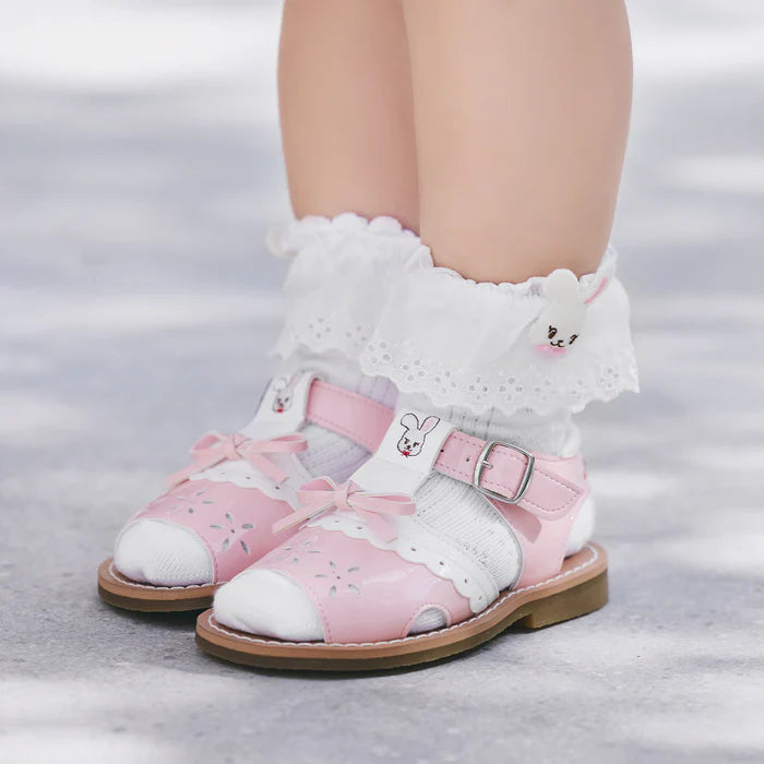 CHIECO SAKU Water Gem Collection Scallop Edge Sandals