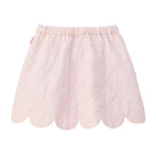 Sky Canvas Quilted Floral Skirt