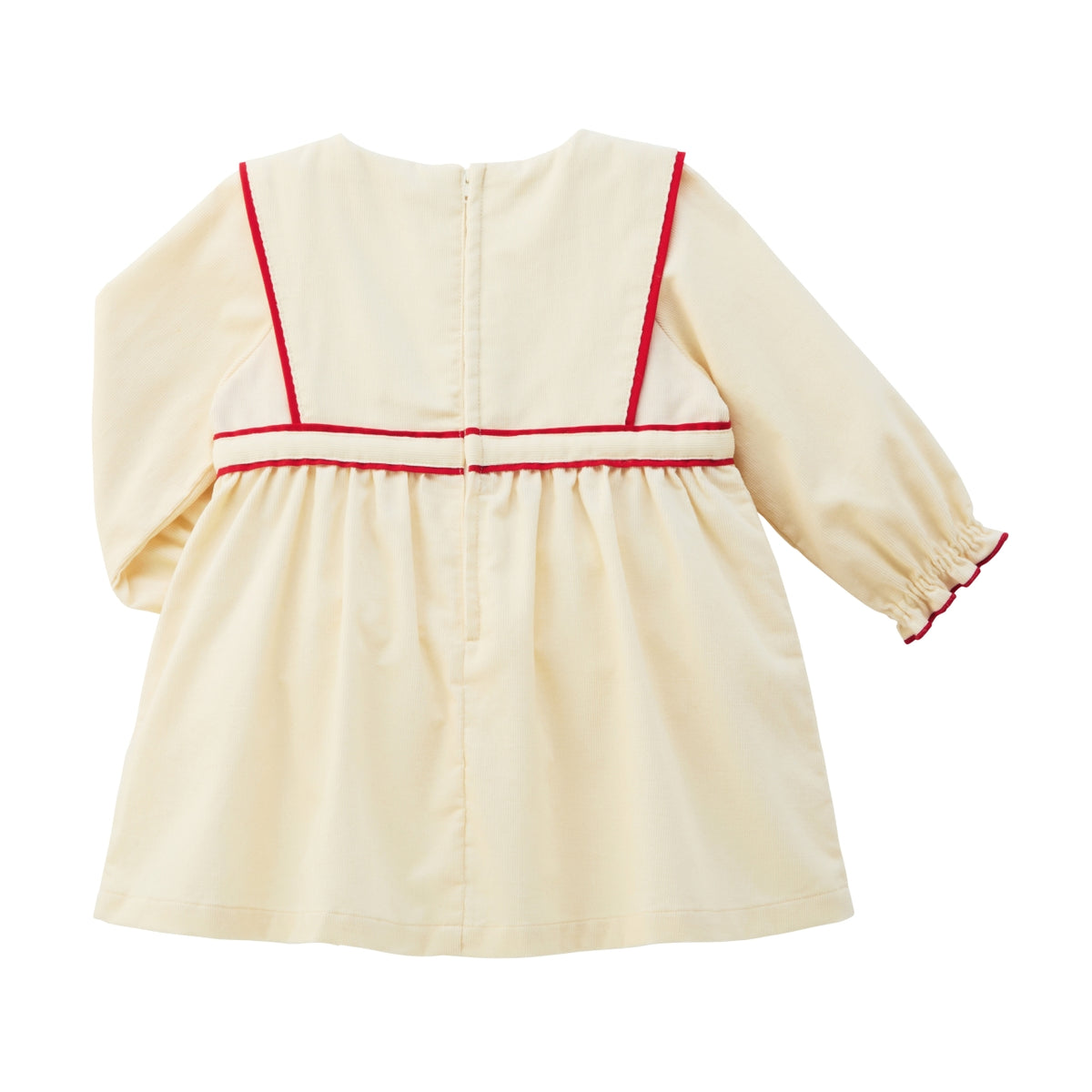 Chieco Saku White Snow Corduroy Dress