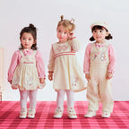 Chieco Saku White Snow Corduroy Dress