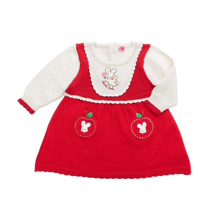 CHIECO SAKU Red Collection Knit Dress