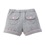 Chieco Saku Season Colour Grey Wool Shorts