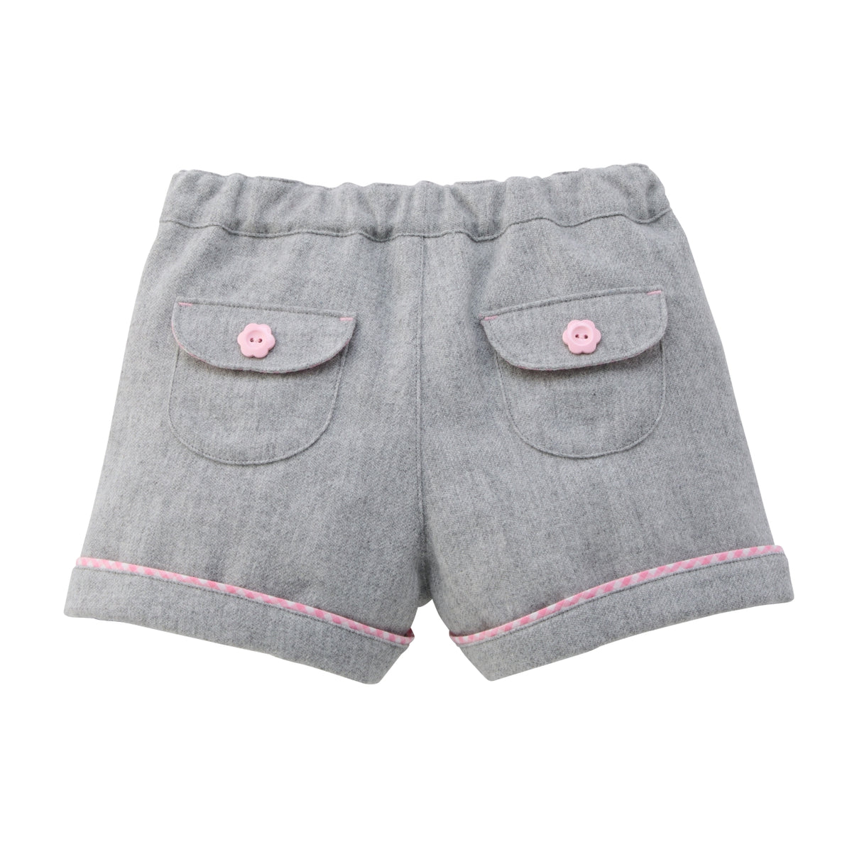 Chieco Saku Season Colour Grey Wool Shorts