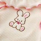 CHIECO SAKU Frill-Collar Long-Sleeve T-Shirt