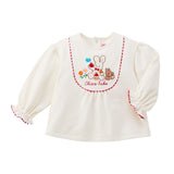 Chieco Saku Red Collection Embroidered Sweatshirt