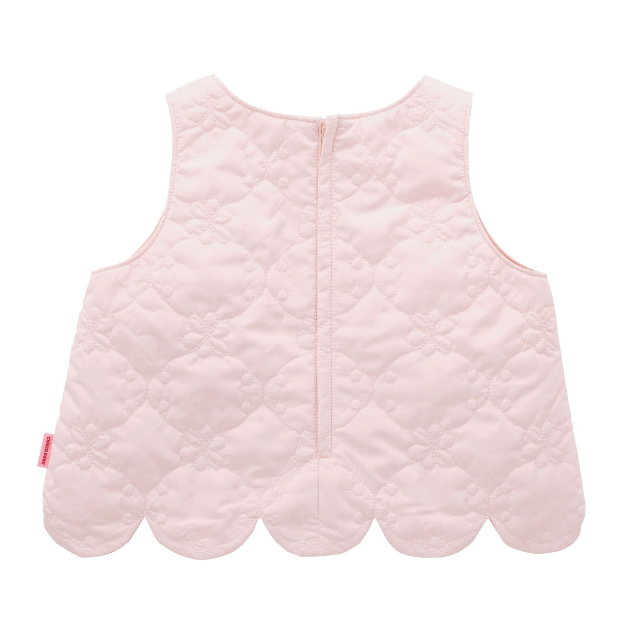Sky Canvas Quilted Floral Vest
