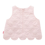 Sky Canvas Quilted Floral Vest