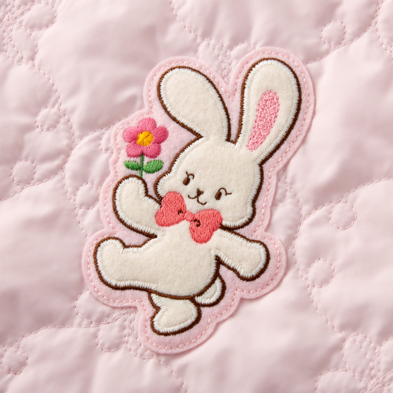 Sky Canvas Quilted Floral Vest