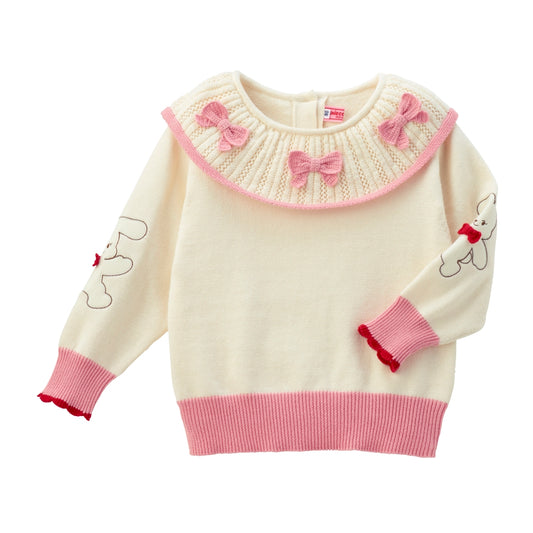 Chieco Saku Ribbon Chic Sweater