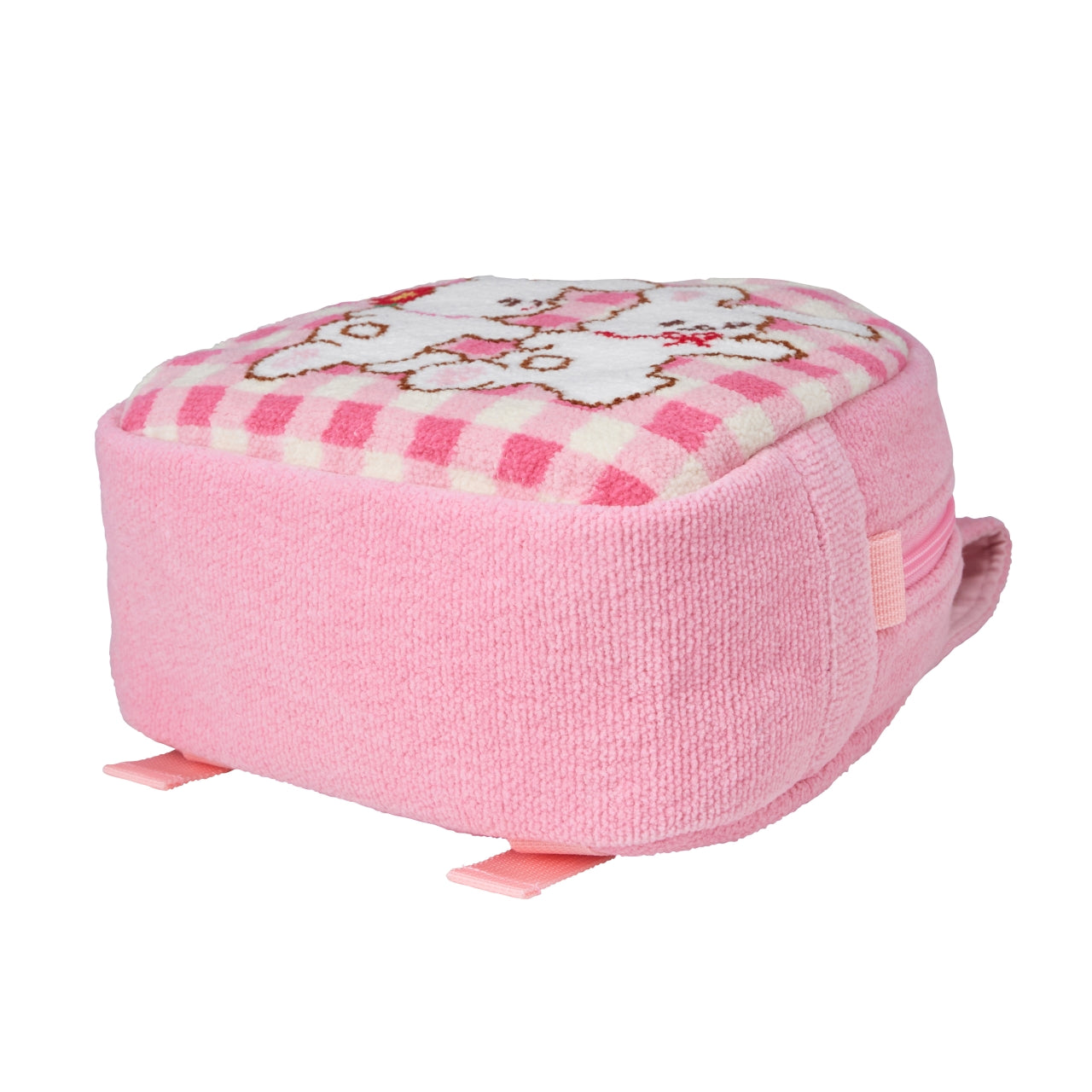 Chieco Saku Pink Check Chenille Rucksack