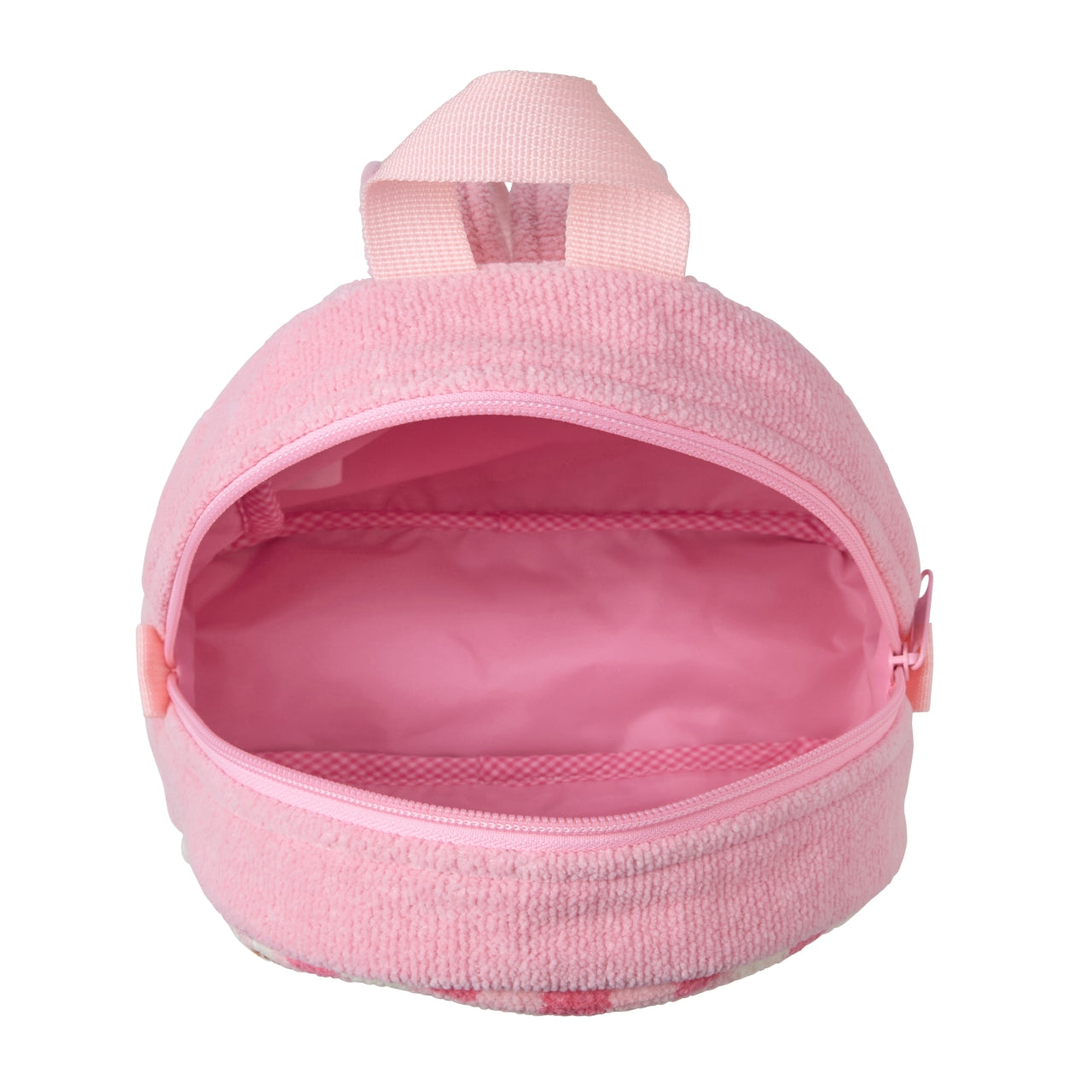 Chieco Saku Pink Check Chenille Rucksack