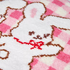 Chieco Saku Pink Check Chenille Rucksack