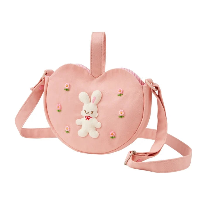 Chieco Saku Crystal Bead Heart-Shaped Shoulder Bag
