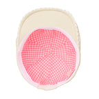 Chieco Saku White Snow Corduroy Newsboy Cap