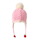 Chieco Saku Season Colour Grey Cable-Knit Hood
