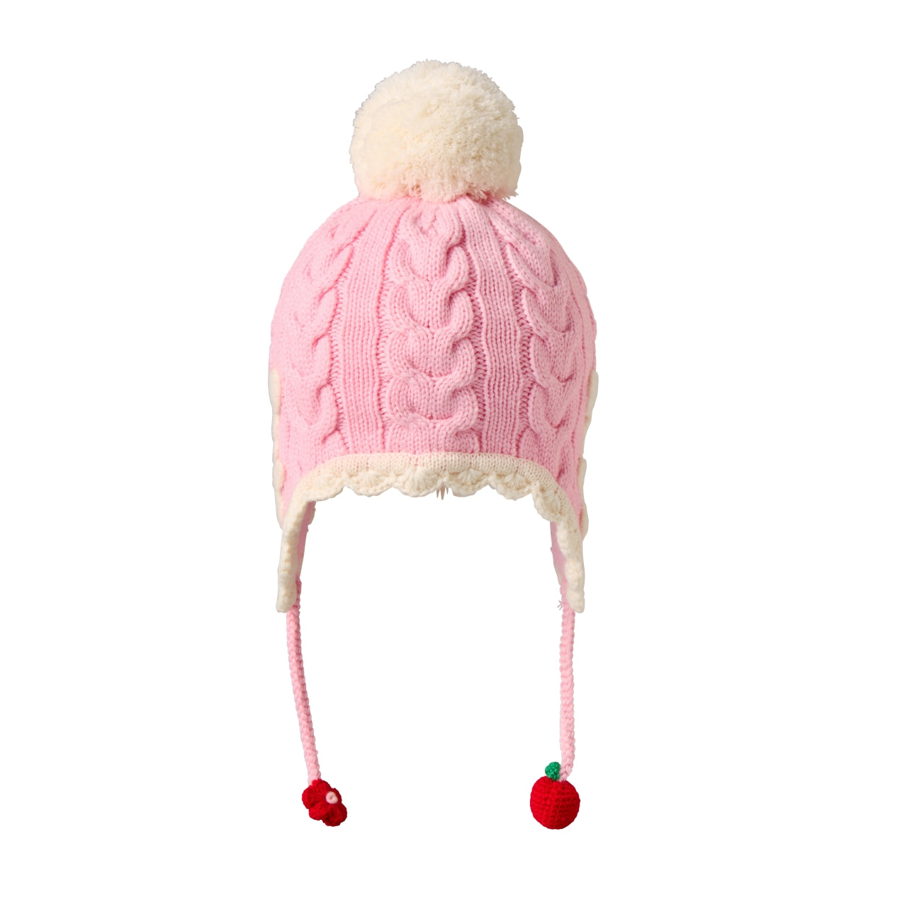 Chieco Saku Season Colour Grey Cable-Knit Hood