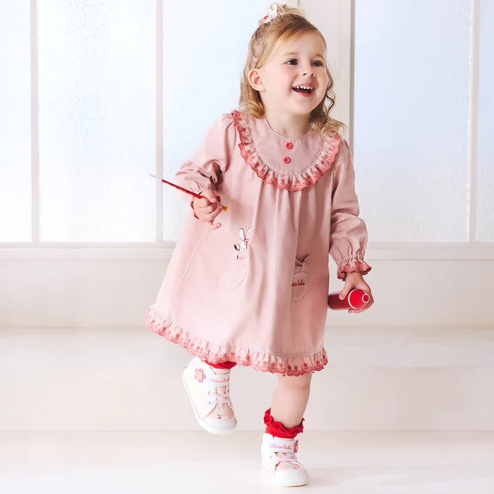 Sketch-Inspired Floral Second Shoes