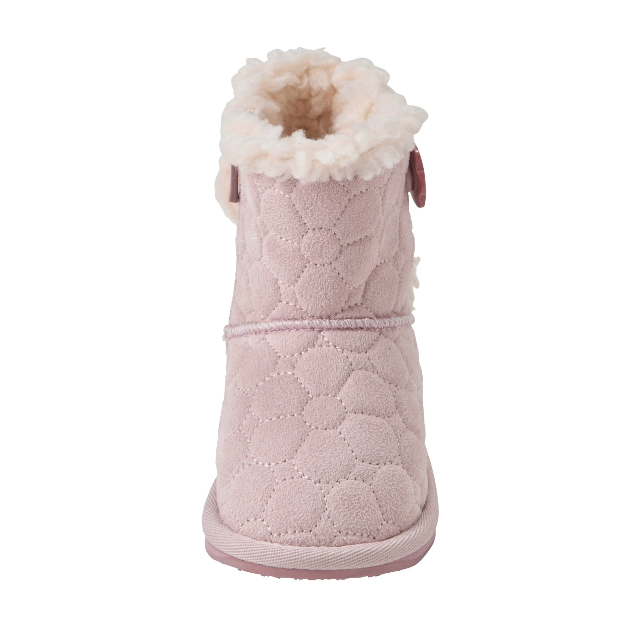Flower Quilted Mouton Boots