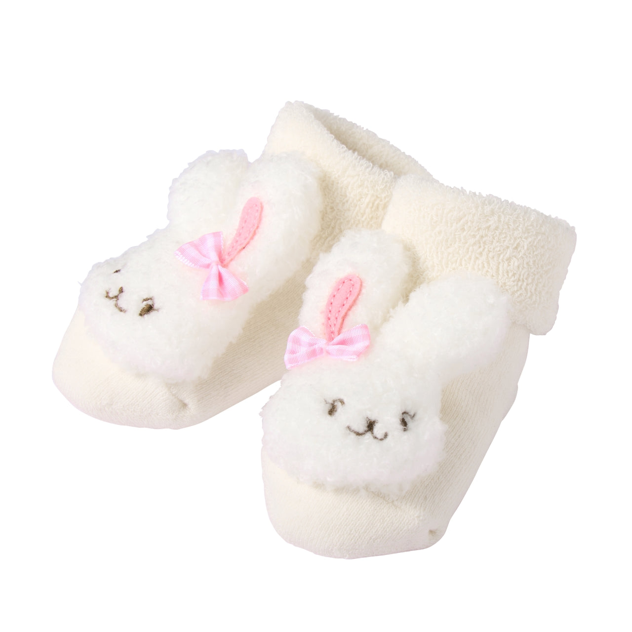 Chieco Saku Fluffy Motif Baby Socks