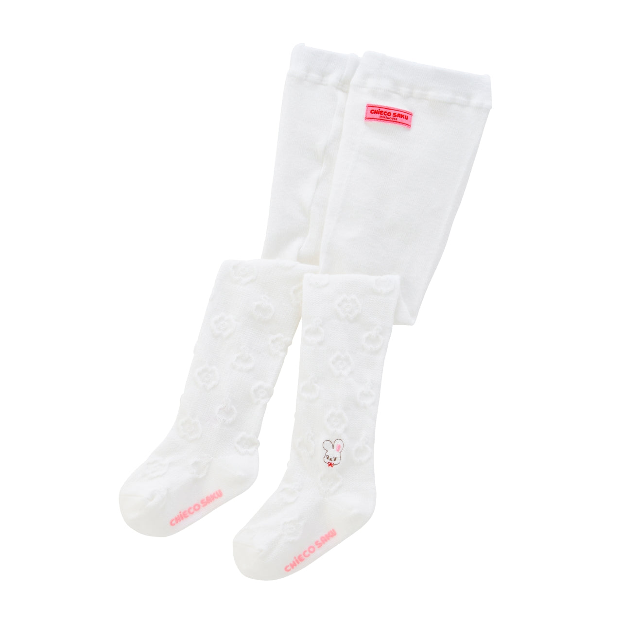 Chieco Saku Raised Floral Knit Tights