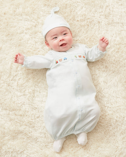 Versatile Two-Way Coverall for Tiny Tots