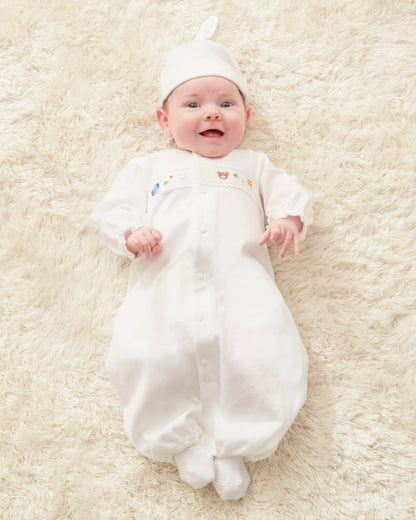 Versatile Two-Way Coverall for Tiny Tots