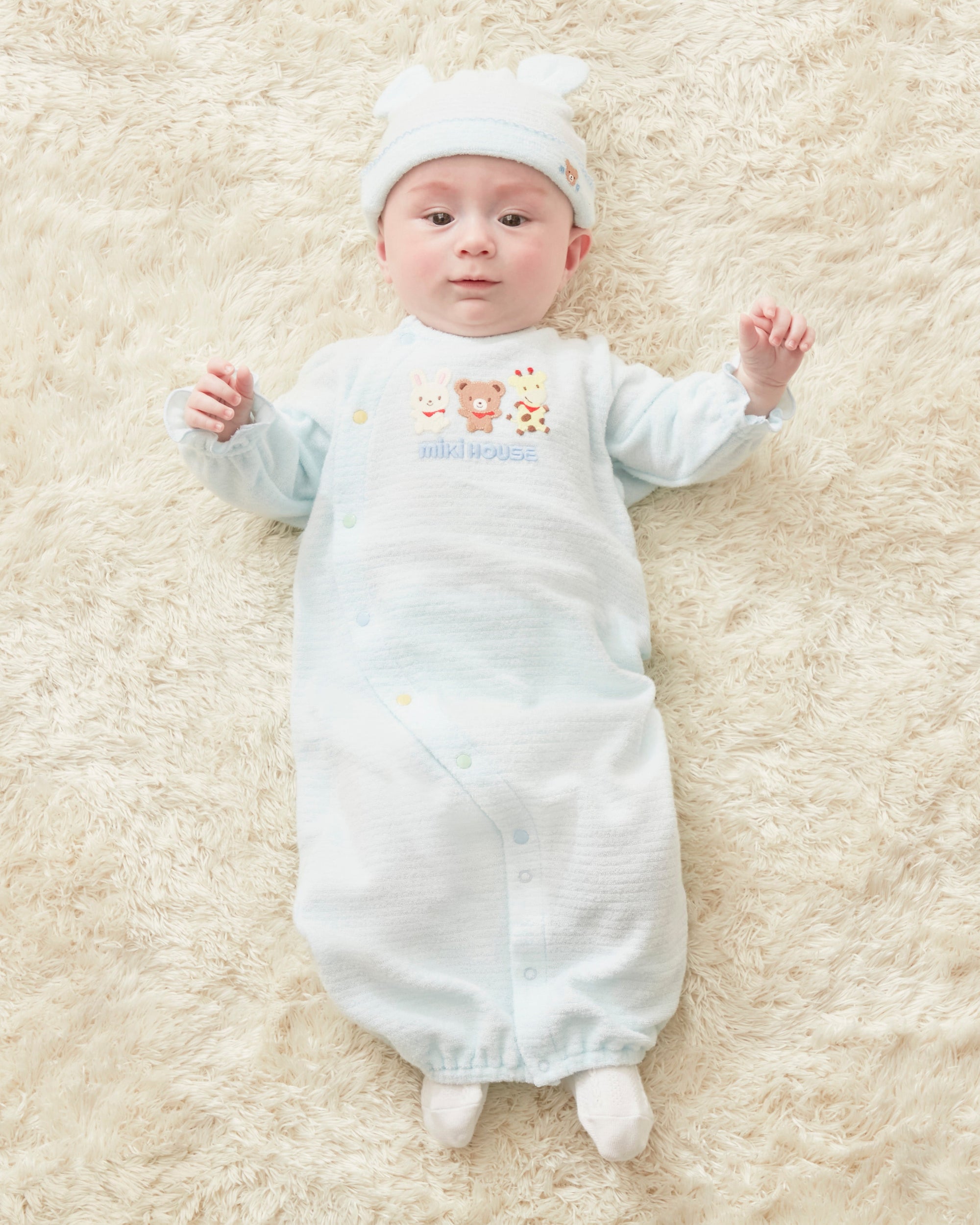 Cloud-Soft Untwisted Yarn Baby Hood