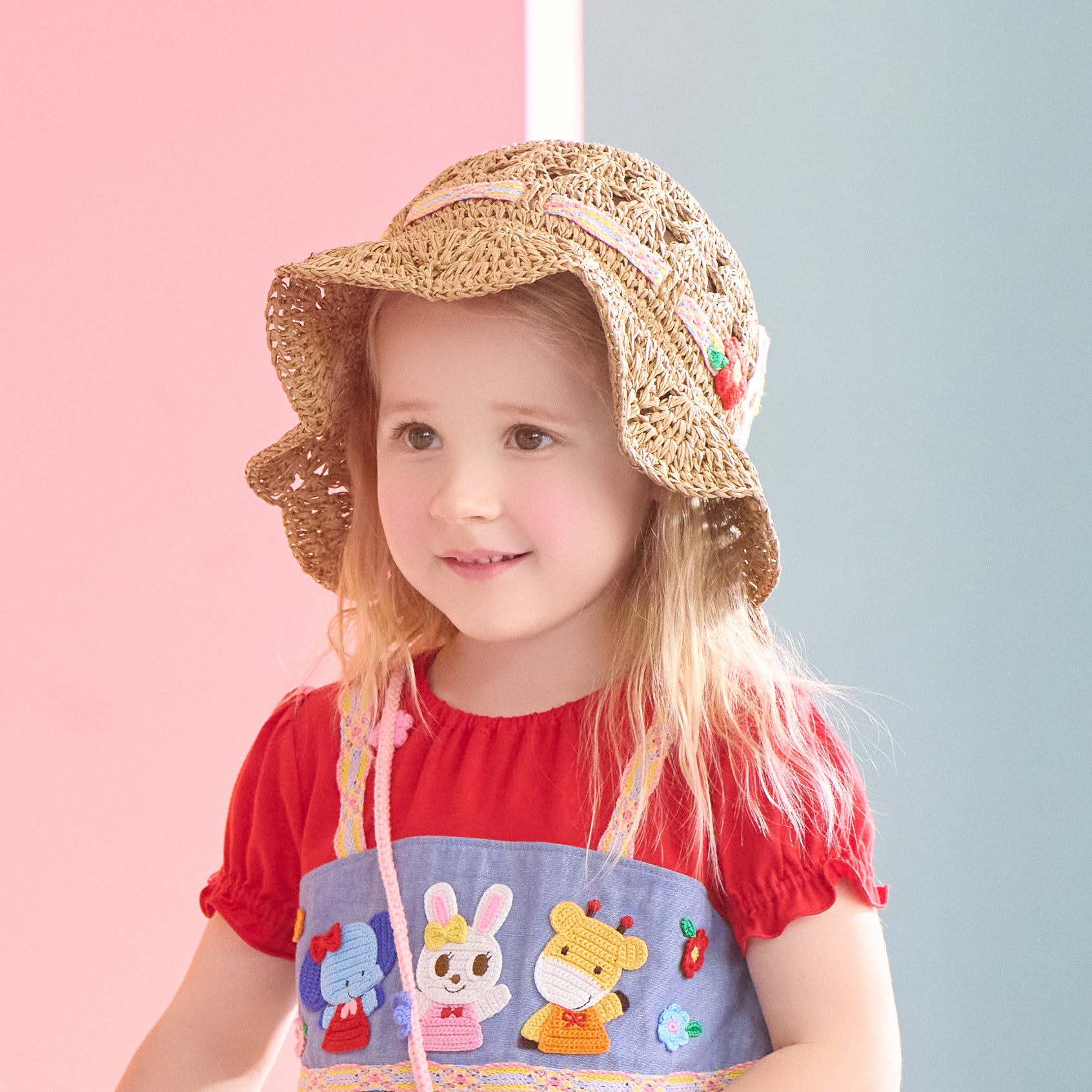 Usako's Garden Straw-Style Hat