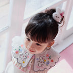 Chieco Saku Season Colour Grey Fluffy Hair Tie